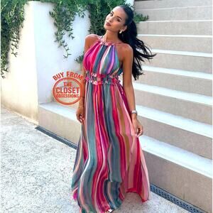 RARE!!! MANGO BLOGGER FAVE!!! Printed Maxi Dress NWT